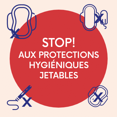 Stop aux protections hygiéniques jetables
